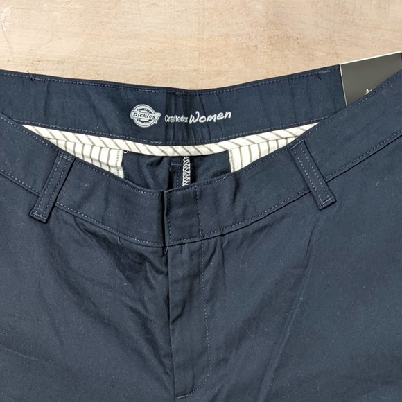 Dickies Women's Navy Flex Twill Pant Slim Fit Boot Cut Size 20R NWT - Picture 3 of 6
